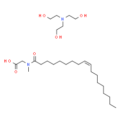 ChemSpider 2D Image | Triethanolamine oleoyl sarcosinate | C27H54N2O6