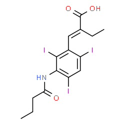 ChemSpider 2D Image | Bunamiodyl | C15H16I3NO3