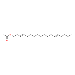 ChemSpider 2D Image | (E,Z)-3,13-Octadecadienyl acetate | C20H36O2