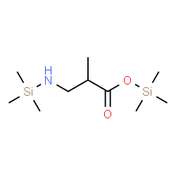 ChemSpider 2D Image | N,O-Bis-(trimethylsilyl)-3-amino-2-methylpropionic acid | C10H25NO2Si2