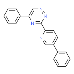 ChemSpider 2D Image | 3-(5-Phenyl-2-pyridyl)-5-phenyl-1,2,4-triazine | C20H14N4
