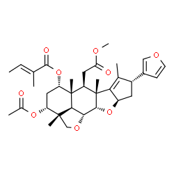 ChemSpider 2D Image | Salannin | C34H44O9