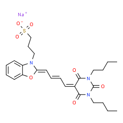 ChemSpider 2D Image | MEROCYANINE | C26H32N3NaO7S