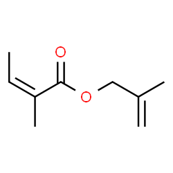 ChemSpider 2D Image | 2-Methyl-2-propen-1-yl (2Z)-2-methyl-2-butenoate | C9H14O2