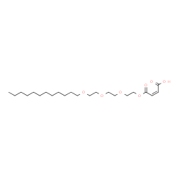 ChemSpider 2D Image | (2Z)-4-Oxo-5,8,11,14-tetraoxahexacos-2-en-1-oic acid | C22H40O7