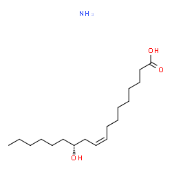 ChemSpider 2D Image | ammonium ricinoleate | C18H37NO3