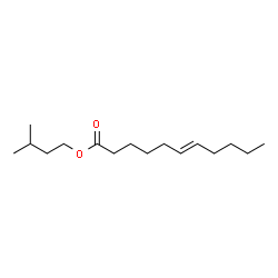 ChemSpider 2D Image | 3-Methylbutyl (6E)-6-undecenoate | C16H30O2