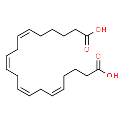 ChemSpider 2D Image | 20-carboxy Arachidonic Acid | C20H30O4