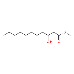 ChemSpider 2D Image | Methyl 3-hydroxyundecanoate | C12H24O3