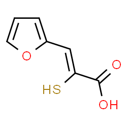 ChemSpider 2D Image | 2-mercapto-3-furan-2-ylpropenoic acid | C7H6O3S