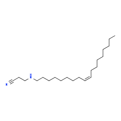 ChemSpider 2D Image | 3-((9Z)-9-OCTADECENYLAMINO)PROPANENITRILE | C21H40N2