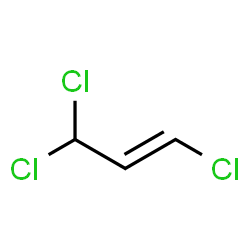 ChemSpider 2D Image | (1E)-1,3,3-Trichloro-1-propene | C3H3Cl3