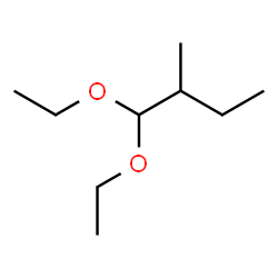 ChemSpider 2D Image | 1,1-Diethoxy-2-methylbutane | C9H20O2