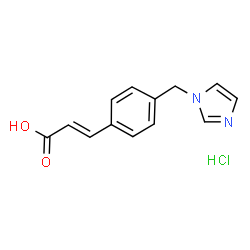ChemSpider 2D Image | Ozagrel HCL | C13H13ClN2O2