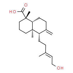 ChemSpider 2D Image | Isocupressic acid | C20H32O3