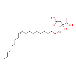 ChemSpider 2D Image | 2-Hydroxy-2-{2-[(9Z)-9-octadecen-1-yloxy]-2-oxoethyl}succinic acid | C24H42O7