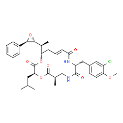 ChemSpider 2D Image | cryptophycin 1 | C35H43ClN2O8