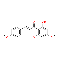 ChemSpider 2D Image | 2',6'-Dihydroxy-4,4'-dimethoxychalcone | C17H16O5