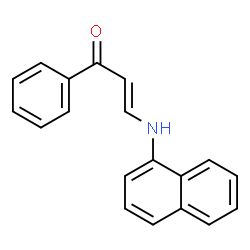 ChemSpider 2D Image | 1-benzoyl-2-(naphth-1-ylamino)ethene | C19H15NO