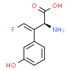 ChemSpider 2D Image | (betaE)-beta-(Fluoromethylene)-3-hydroxy-L-phenylalanine | C10H10FNO3