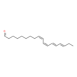 ChemSpider 2D Image | (9Z,11Z,13E,15E)-9,11,13,15-Octadecatetraenal | C18H28O