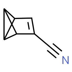 ChemSpider 2D Image | Tricyclo[3.1.0.0(2,6)]hex-3-ene-3-carbonitrile | C7H5N