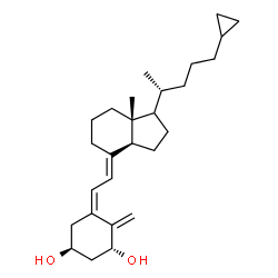 ChemSpider 2D Image | (1R,3S,5Z,7E,17xi)-26,27-Cyclo-9,10-secocholesta-5,7,10-triene-1,3-diol | C27H42O2