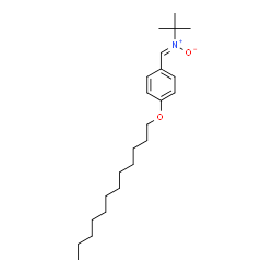 ChemSpider 2D Image | 2-Propanamine, N-((4-(dodecyloxy)phenyl)methylene)-2-methyl-, N-oxide | C23H39NO2