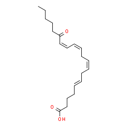 ChemSpider 2D Image | (5E,8Z,11Z,13Z)-15-Oxo-5,8,11,13-icosatetraenoic acid | C20H30O3