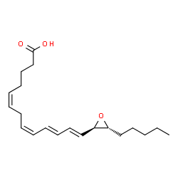ChemSpider 2D Image | (5Z,8Z,10E,12E)-13-[(2R,3R)-3-Pentyl-2-oxiranyl]-5,8,10,12-tridecatetraenoic acid | C20H30O3
