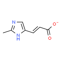 ChemSpider 2D Image | (2E)-3-(2-Methyl-1H-imidazol-5-yl)acrylate | C7H7N2O2