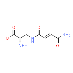 ChemSpider 2D Image | N(3)-fumaramoyl-(S)-2,3-diaminopropanoic acid | C7H11N3O4