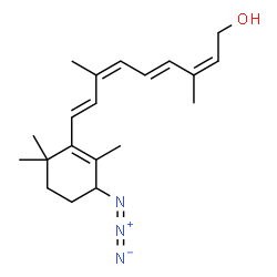 ChemSpider 2D Image | (9cis,13cis)-4-Azidoretinol | C20H29N3O