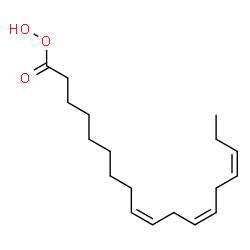 ChemSpider 2D Image | (9Z,12Z,15Z)-9,12,15-Octadecatrieneperoxoic acid | C18H30O3