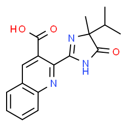 ChemSpider 2D Image | Imazaquin | C17H17N3O3