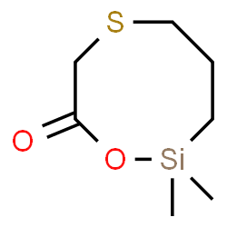 ChemSpider 2D Image | 2,2-Dimethyl-1,6,2-oxathiasilocan-8-one | C7H14O2SSi