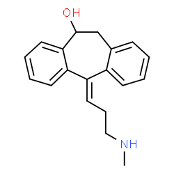 ChemSpider 2D Image | 10-HYDROXYNORTRIPTYLINE, (E)- | C19H21NO
