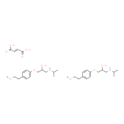 ChemSpider 2D Image | METOPROLOL FUMARATE | C34H54N2O10
