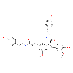 ChemSpider 2D Image | Grossamide | C36H36N2O8