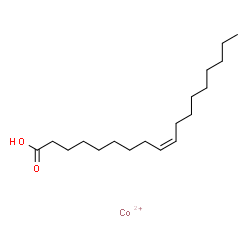 ChemSpider 2D Image | 9-Octadecenoic acid, (9Z)-, cobalt(2+) salt (1:1) | C18H34CoO2