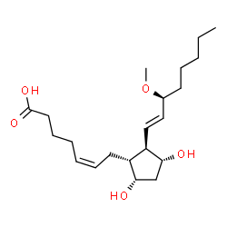 ChemSpider 2D Image | prostaglandin f2? 15-methyl ether | C21H36O5