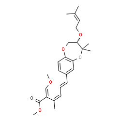 ChemSpider 2D Image | Strobilurin G | C26H34O6