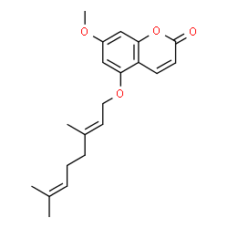 ChemSpider 2D Image | 5-Geranyloxy-7-methoxycoumarin | C20H24O4