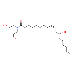 ChemSpider 2D Image | RICINOLEIC DIETHANOLAMIDE | C22H43NO4
