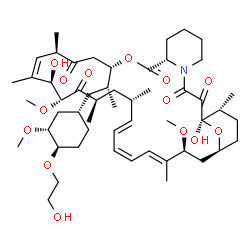 ChemSpider 2D Image | (1R,9S,12S,15R,16Z,18R,19R,21R,23S,24E,26Z,28E,30S,32S,35R)-1,18-Dihydroxy-12-{(2R)-1-[(1S,3R,4R)-4-(2-hydroxyethoxy)-3-methoxycyclohexyl]-2-propanyl}-19,30-dimethoxy-15,17,21,23,29,35-hexamethyl-11,3
6-dioxa-4-azatricyclo[30.3.1.0~4,9~]hexatriaconta-16,24,26,28-tetraene-2,3,10,14,20-pentone | C53H83NO14