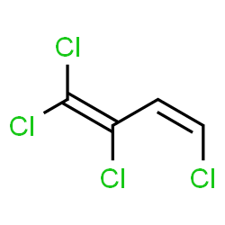 ChemSpider 2D Image | (3Z)-1,1,2,4-Tetrachloro-1,3-butadiene | C4H2Cl4