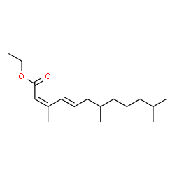 ChemSpider 2D Image | Ethyl (2Z,4E)-3,7,11-trimethyl-2,4-dodecadienoate | C17H30O2