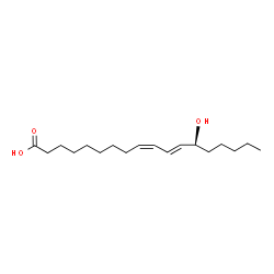 ChemSpider 2D Image | 13S-hydroxyoctadecadienoic acid | C18H32O3
