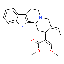 ChemSpider 2D Image | Geissoschizine methyl ether | C22H26N2O3