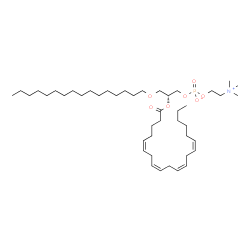 ChemSpider 2D Image | Arachidonoyl PAF C-16 | C44H82NO7P